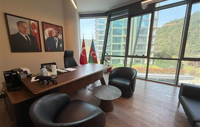 Vadi Koru Kiralık Ofis 110m2 Dekorasyonlu Mobilyalı Vadistanbul