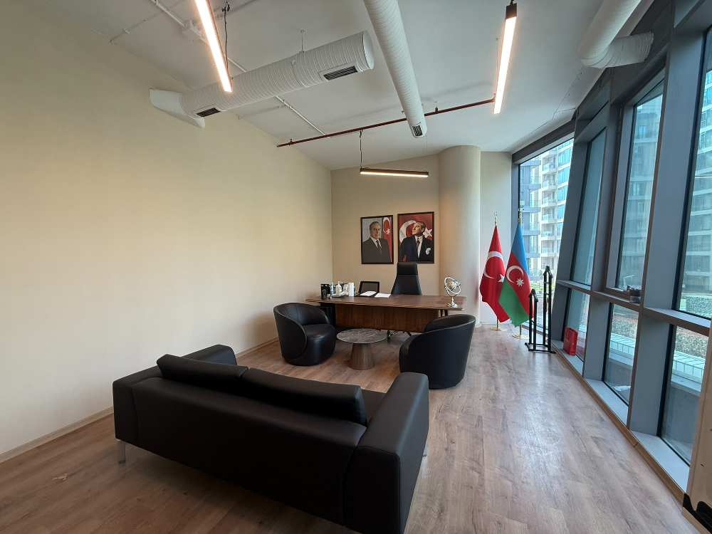 Vadi Koru Kiralık Ofis 110m2 Dekorasyonlu Mobilyalı Vadistanbul