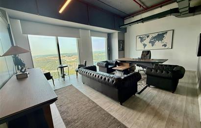 Skyland Kiralık ofis KDVli 225 m² Mobilyalı Teraslı Ofis