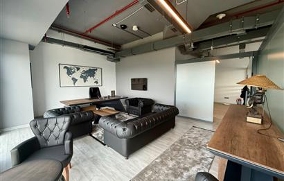 Skyland Kiralık ofis KDVli 225 m² Mobilyalı Teraslı Ofis