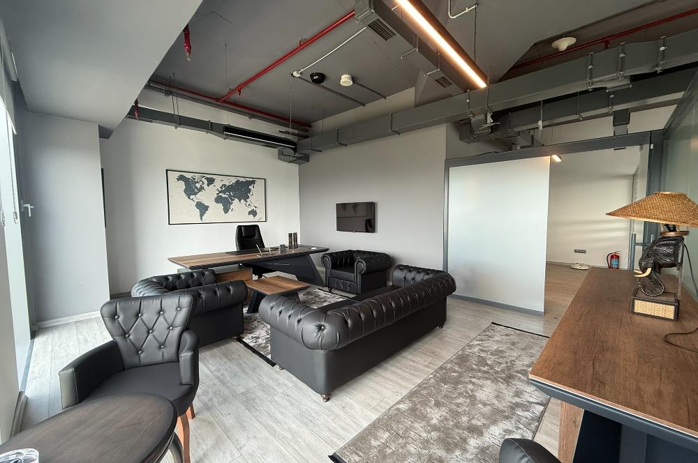 Skyland Kiralık ofis KDVli 225 m² Mobilyalı Teraslı Ofis