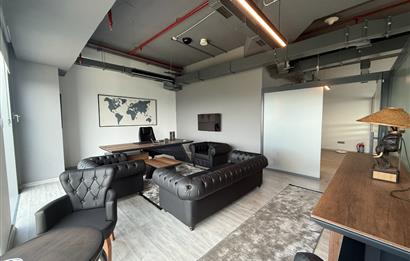 Skyland Kiralık ofis KDVli 225 m² Mobilyalı Teraslı Ofis
