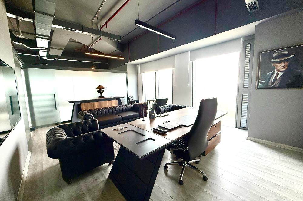 Skyland Kiralık ofis KDVli 225 m² Mobilyalı Teraslı Ofis