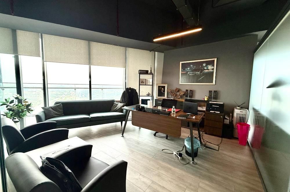 Skyland Kiralık ofis KDVli 225 m² Mobilyalı Teraslı Ofis