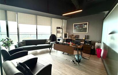 Skyland Kiralık ofis KDVli 225 m² Mobilyalı Teraslı Ofis