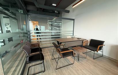 Skyland Kiralık ofis KDVli 225 m² Mobilyalı Teraslı Ofis