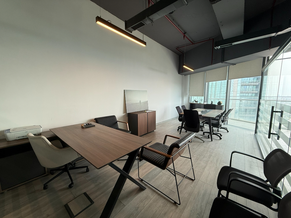 Skyland Kiralık ofis KDVli 225 m² Mobilyalı Teraslı Ofis