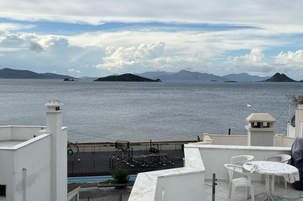 Turgutreis Yalı'da Denize Sıfır Sitede Satılık Müstakil Dubleks
