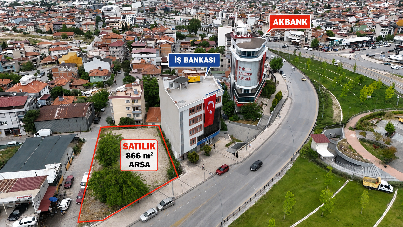 Üçgen Meydanı Satılık Arsa