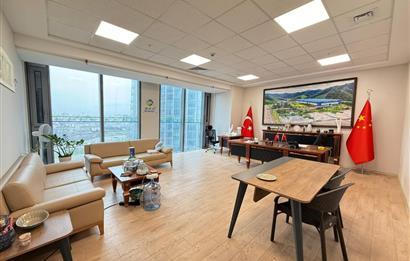 Skyland Kiralık Ofis Şirket Merkeziniz Hazır 557m²+ 25m2 Teraslı
