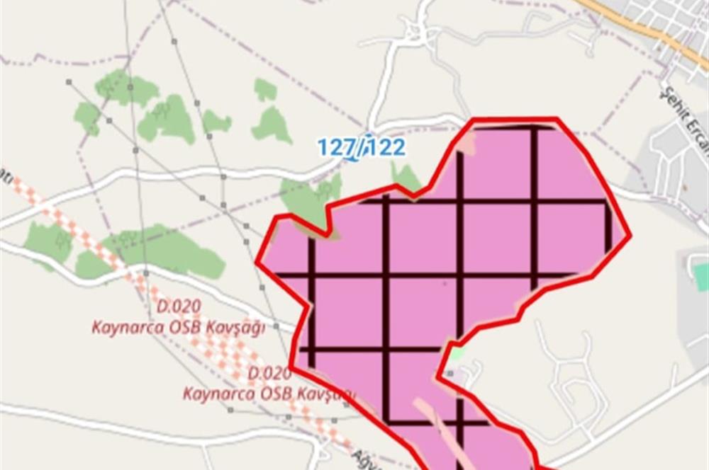 Sakarya Kaynarca Kertil'de 5235 m² Satılık Tarla
