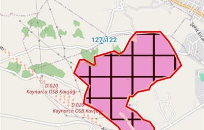 Sakarya Kaynarca Kertil'de 5235 m² Satılık Tarla