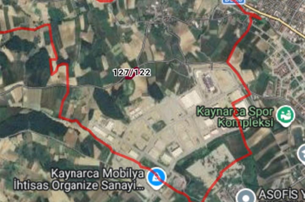 Sakarya Kaynarca Kertil'de 5235 m² Satılık Tarla