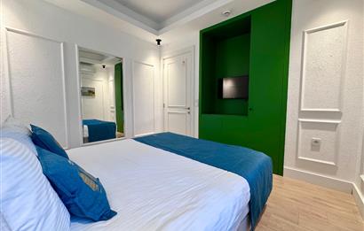 Taksim Juno Suites'te Eşyalı Faturalar dahil, 1+1 Daireler