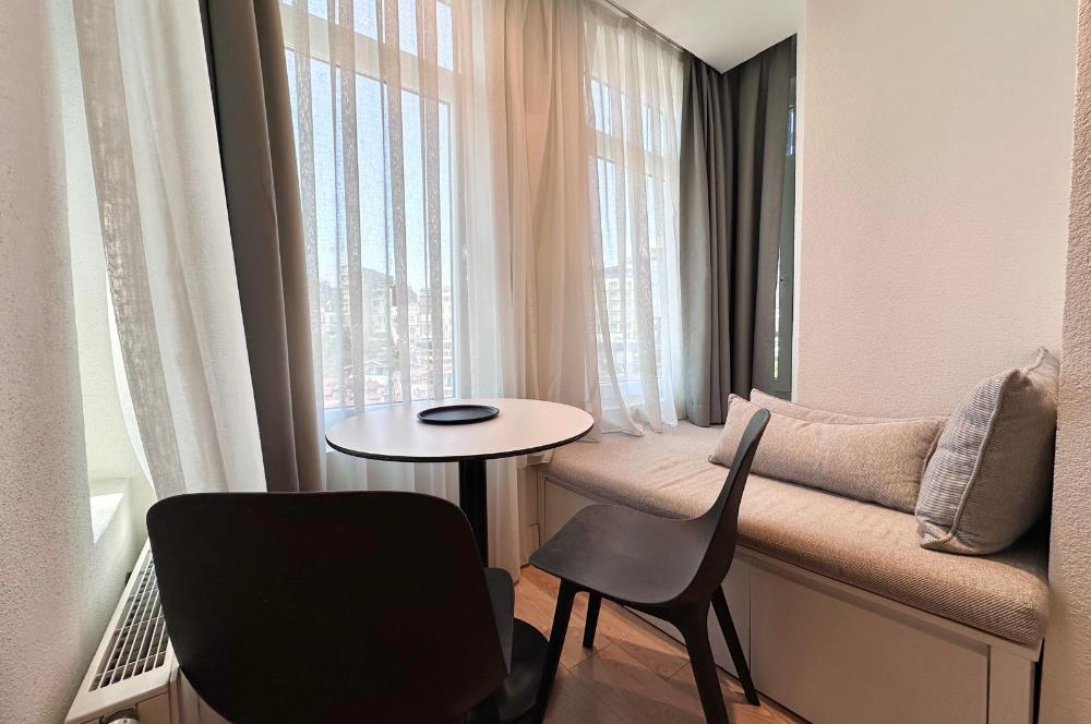 Taksim Juno Suites'te Eşyalı Faturalar dahil, 1+1 Daireler