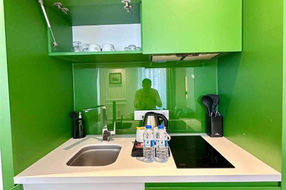 Taksim Juno Suites'te Eşyalı Faturalar dahil, 1+1 Daireler