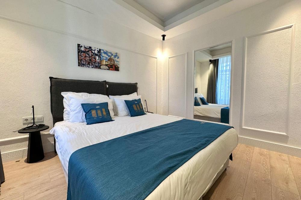 Taksim Juno Suites'te Eşyalı Faturalar dahil, 1+1 Daireler