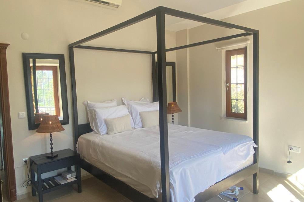 Bodrum Gündoğan Sahilinde Yaz Dönemi Kiralık Üst Dubleks
