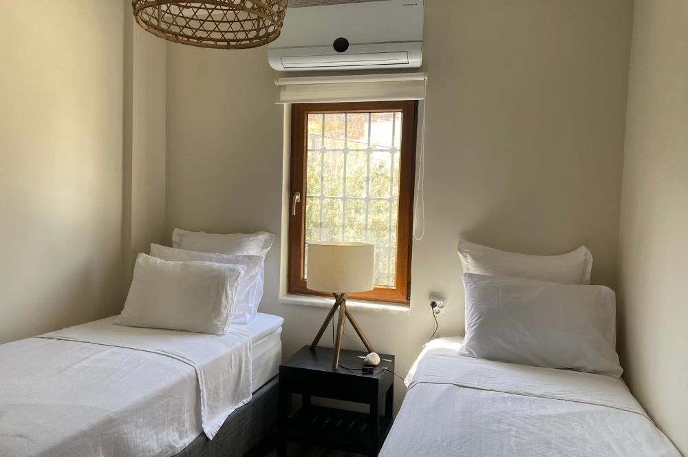 Bodrum Gündoğan Sahilinde Yaz Dönemi Kiralık Üst Dubleks