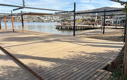 Bodrum Gündoğan Sahilinde Yaz Dönemi Kiralık Üst Dubleks