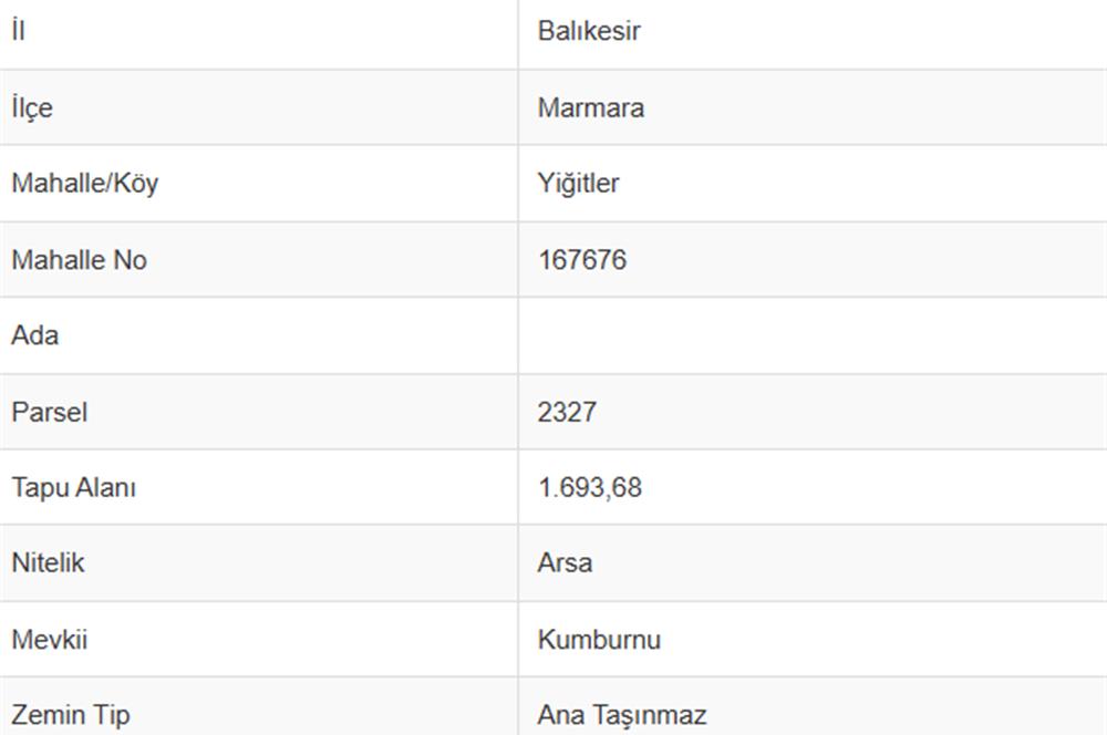 SATILIK KONUT İMARLI ARSA  -DENİZ MANZARALI -  2 PARSEL BİRLİKTE