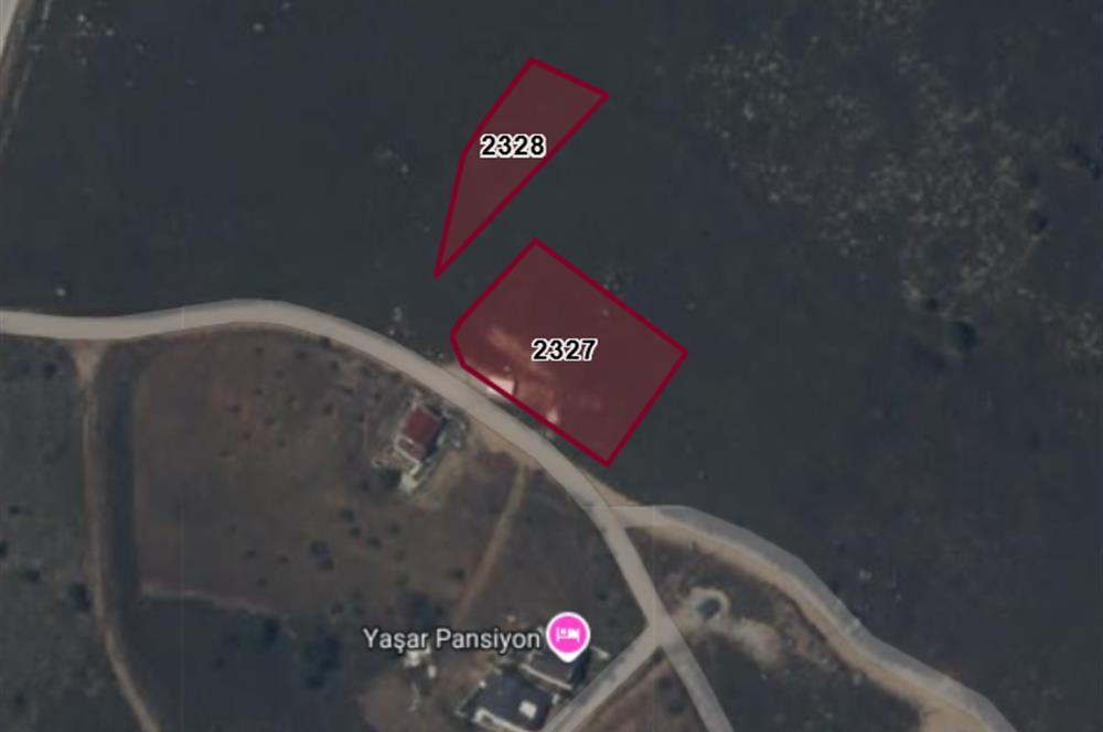 SATILIK KONUT İMARLI ARSA  -DENİZ MANZARALI -  2 PARSEL BİRLİKTE