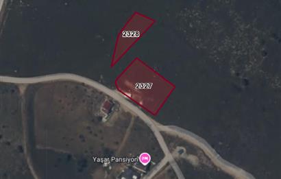 SATILIK KONUT İMARLI ARSA  -DENİZ MANZARALI -  2 PARSEL BİRLİKTE