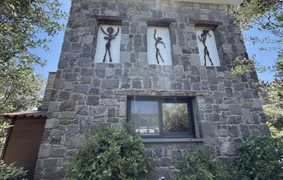 Bodrum Torba Taş Konaklar Sitesinde Ormana Cepheli Müstakil Havuzlu İzole Lüks Villa