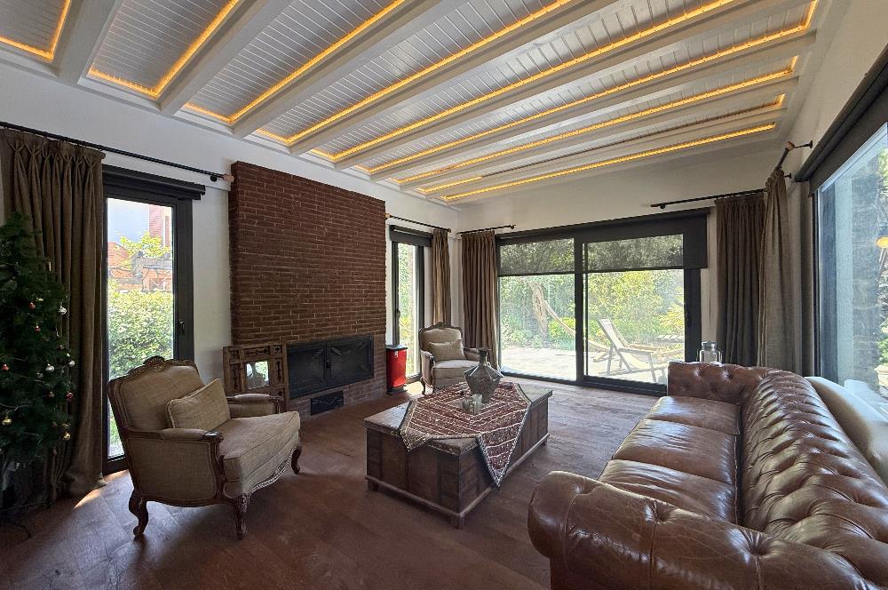 Bodrum Torba Taş Konaklar Sitesinde Ormana Cepheli Müstakil Havuzlu İzole Lüks Villa