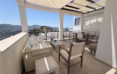 Bodrum Yalıkavak Myndos Sitesi Deniz Manzaralı Bahçeli Dubleks