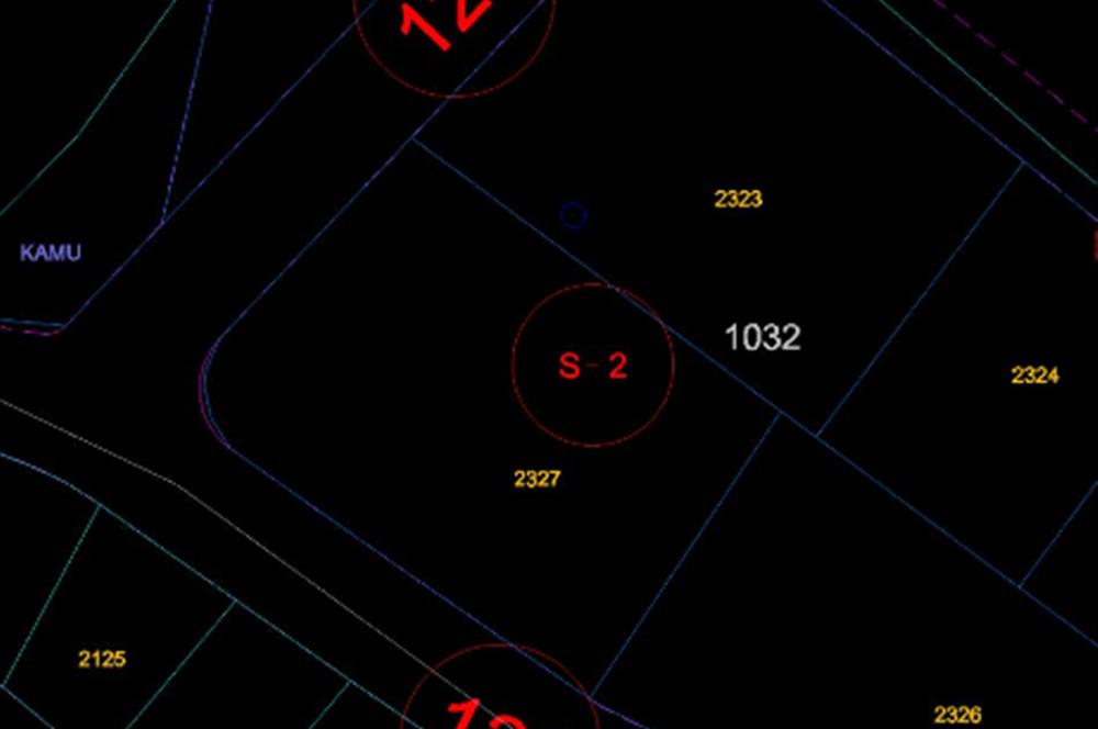 SATILIK KONUT İMARLI ARSA  -DENİZ MANZARALI -  2 PARSEL BİRLİKTE
