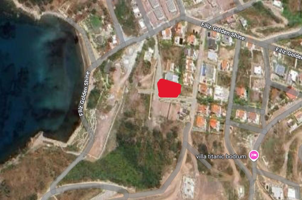 Bodrum, Adabükü, Boğaziçi'nde Denize 100m Satılık Villa Arsası