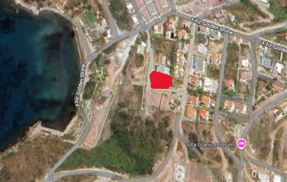 Bodrum, Adabükü, Boğaziçi'nde Denize 100m Satılık Villa Arsası