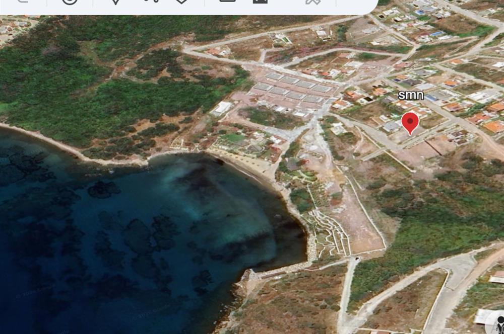 Bodrum, Adabükü, Boğaziçi'nde Denize 100m Satılık Villa Arsası