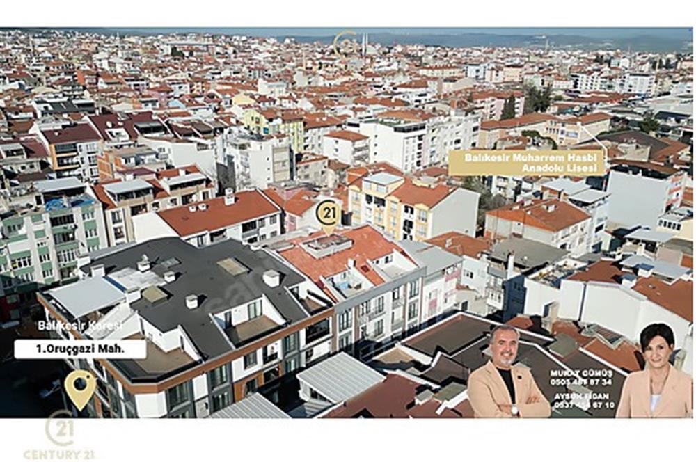 C21 BAL'DAN 1.ORUÇGAZİ MAH 3+1 SATILIK SIFIR DUBLEKS DAİRE