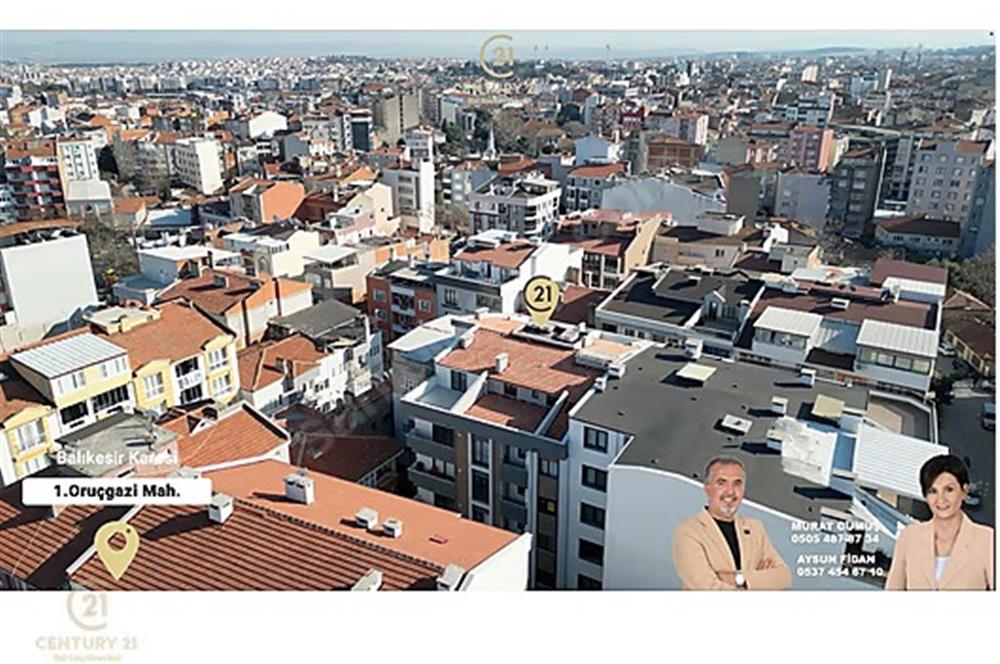 C21 BAL'DAN 1.ORUÇGAZİ MAH 3+1 SATILIK SIFIR DUBLEKS DAİRE