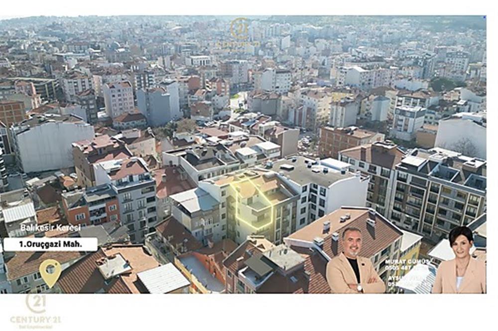 C21 BAL'DAN 1.ORUÇGAZİ MAH 3+1 SATILIK SIFIR DUBLEKS DAİRE