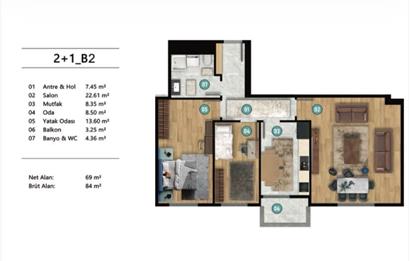KARTAL CUMHURİYET MAHALLESİ'NDE MERKEZİ KONUMDA FIRSAT 2+1 DAİRE