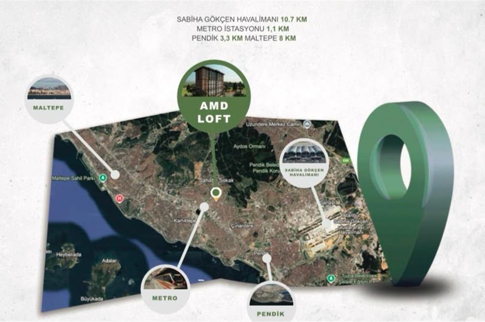 KARTAL CUMHURİYET MAHALLESİ'NDE MERKEZİ KONUMDA FIRSAT 2+1 DAİRE