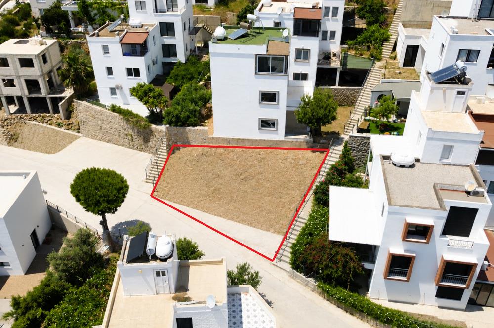 Bodrum Satılık Deniz Manzaralı İmarlı Arsa