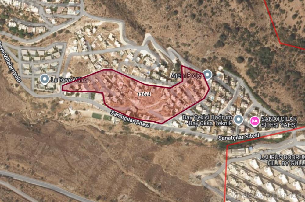 Bodrum Satılık Deniz Manzaralı İmarlı Arsa