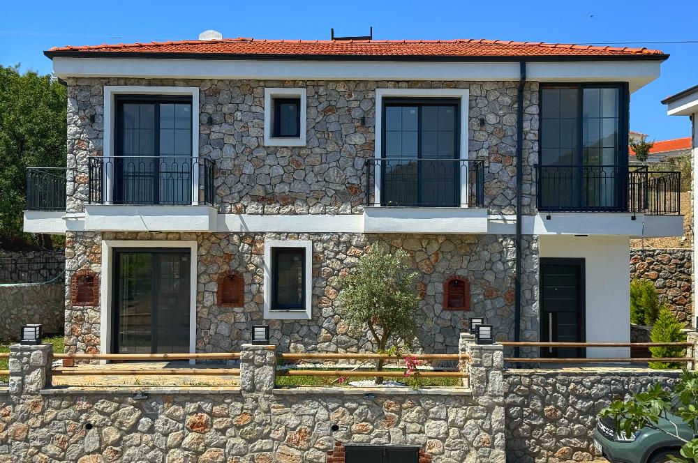 Datça Kızlan'da A+ İnşaat Kalitesinde Bahçeli 3+1 Müstakil Villa