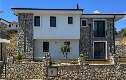 Datça Kızlan'da A+ İnşaat Kalitesinde Bahçeli 3+1 Müstakil Villa
