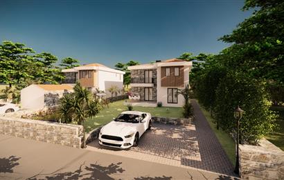 Datça Kızlanda 4+1 Müstakil Geniş Bahçeli Natamam Villa