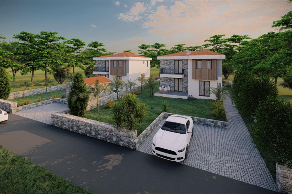 Datça Kızlanda 4+1 Müstakil Geniş Bahçeli Natamam Villa