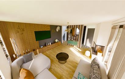 Datça Kızlanda 4+1 Müstakil Geniş Bahçeli Natamam Villa