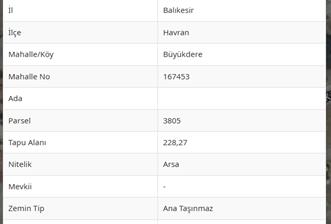 CENTURY BAL'DAN HAVRAN BÜYÜKDERE'DE SATILIK ARSA - 1 - 34590