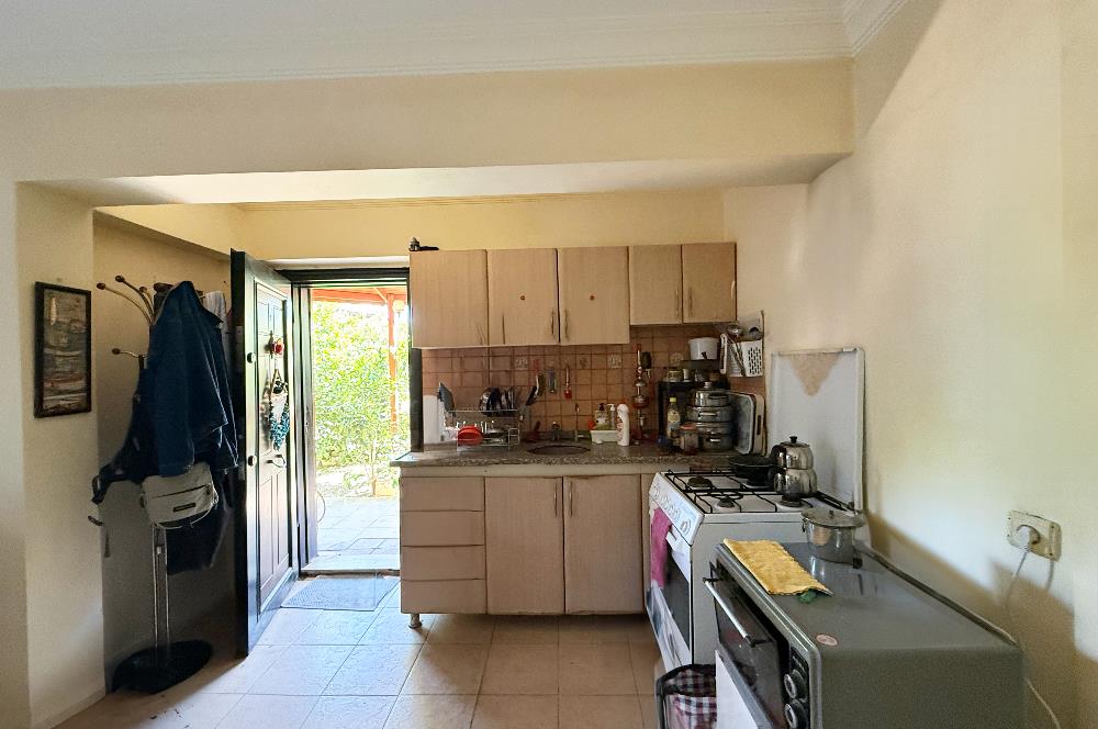 Datça Merkezde Satılık Düz Ayak 2+1 Bahçeli Daire