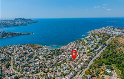Gündoğan Küçükbük Deniz Manzaralı Özel Plajlı 5+1 Villa