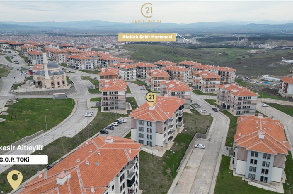 CENTURY21 BAL'DAN GAZİOSMANPAŞA MAH.TOKİ'DE SATILIK 3+1 DAİRE